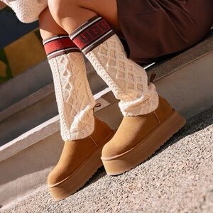 UGG Classic Sweater Letter Tall Boot